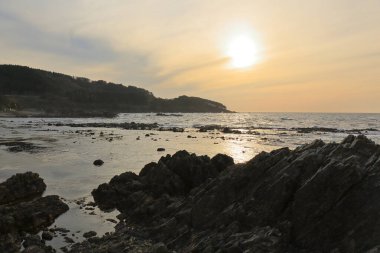 Denizde güzel gün batımı