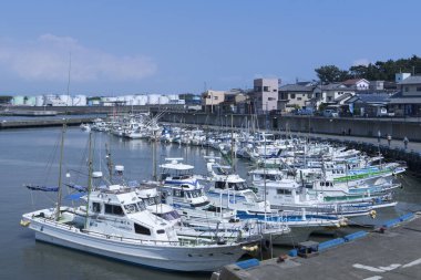 Japon Limanı 'nda tekne ve yatlar, Gündüz Görünümü 