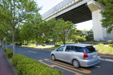 Tokyo, Japonya 'da yaz trafiği.