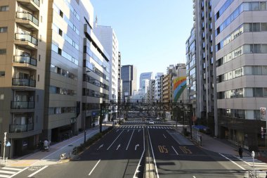 Modern şehir manzarası arka plan görüntüsü, şehir konsepti 
