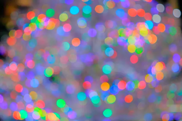 Jul Bakgrund Det Nya Årets Semesterbakgrund Julbokeh Ljus — Stockfoto
