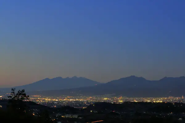Bella Montagna Fuji Vista Panoramica — Foto Stock
