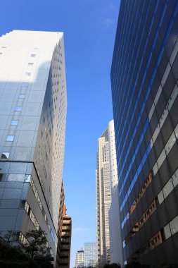 Şehirdeki modern gökdelenler