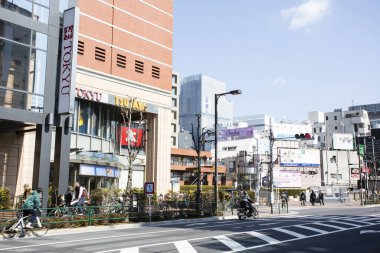 Modern şehir manzarası arka plan görüntüsü, şehir konsepti 