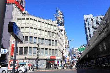 Modern şehir manzarası arka plan görüntüsü, şehir konsepti 