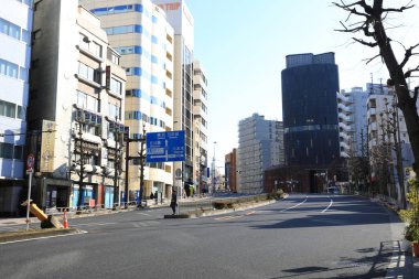 Modern şehir manzarası arka plan görüntüsü, şehir konsepti 