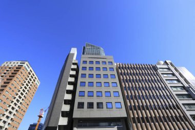 Modern şehir manzarası arka plan görüntüsü, şehir konsepti 