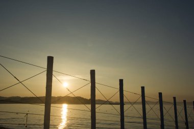 güzel gün batımı arkaplan görüntüsü 