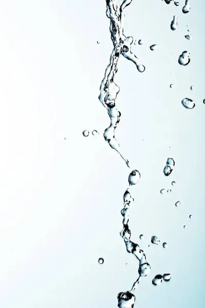 Derramando Água Limpa Fundo Abstrato — Fotografia de Stock