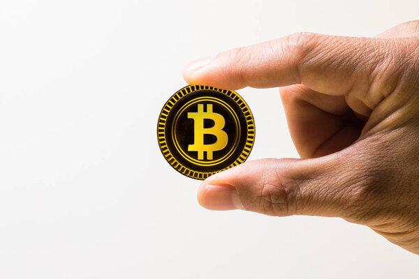 Закрытие монет, криптовалюта и концепция цифровой валюты.