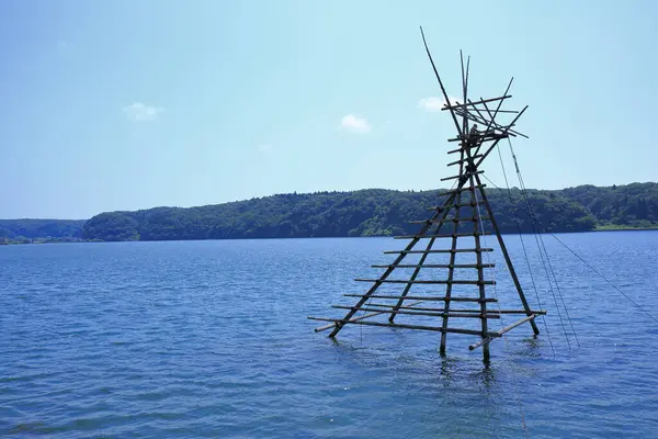传统的Boramachi Yagura渔捞塔 — 图库照片
