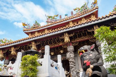 Tapınağın manzarası, Japonya 'nın güzel mimarisi.