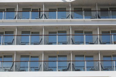 Lüks yolcu gemilerinin arka planı