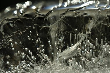 Akan temiz suyun soyut arkaplanı