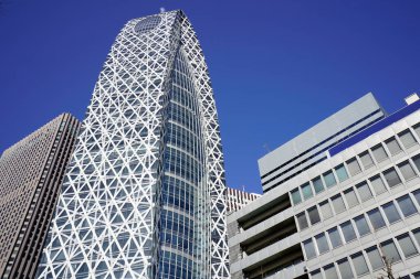Mode Gakuen Koza Kulesi, modern şehir mimarisi Shinjuku, Tokyo, Japonya