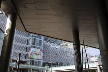 Modern şehir manzarası arka plan görüntüsü, şehir konsepti 