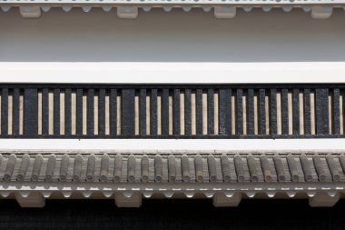 Japon geleneksel çatısı, yakın görüş