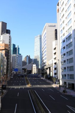 Modern şehir manzarası arka plan görüntüsü, şehir konsepti 