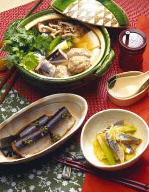 Geleneksel Japon mutfağı yakın çekim