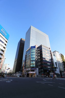 Modern şehir manzarası arka plan görüntüsü, şehir konsepti 