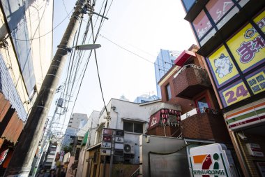 Şehir manzarası arka plan görüntüsü, şehir konsepti 