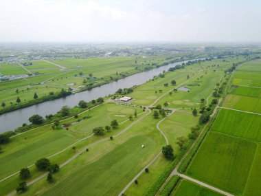 Şehrin havadan görünüşü