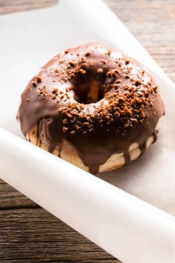 Lezzetli çörek. Yakın çekim.