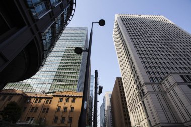 Modern şehir manzarası arka plan görüntüsü, şehir konsepti 