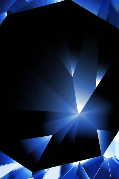 Fondo Abstracto Textura Cristal Azul —  Fotos de Stock