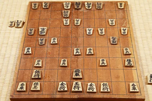 Boad Game Shogi Shogi Traditional Japanese Board Game — Stock Photo, Image