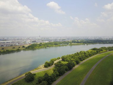 Şehrin havadan görünüşü