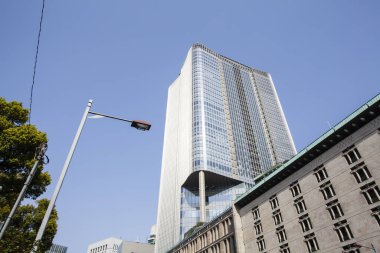 Modern şehir manzarası arka plan görüntüsü, şehir konsepti 