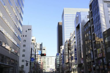 Modern şehir manzarası arka plan görüntüsü, şehir konsepti 