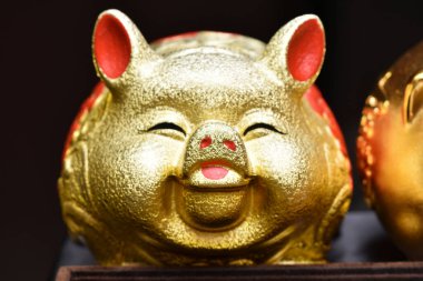 Altın kumbaranın manzarasını kapat.