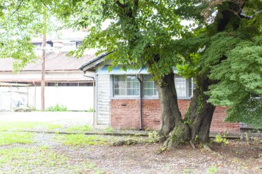 Gunma, Japonya 'daki eski Tomioka İpek Değirmeni. UNESCO Dünya Mirası