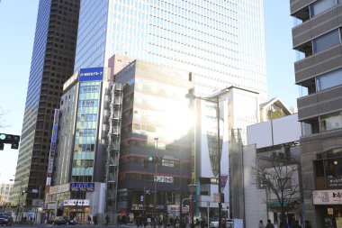 Modern şehir manzarası arka plan görüntüsü, şehir konsepti 