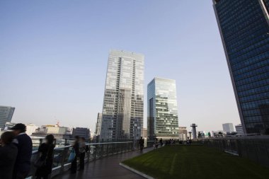 Modern şehir mimarisi arka planı, şehir konsepti 