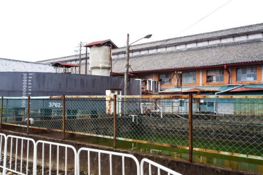 Eski Tomioka İpek Değirmeni dış görünüşü Gunma, Japonya