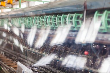 Fabrika üretim hattı, endüstriyel arka plan