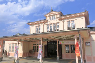 Japonya 'nın Dünya Mirası kenti Nikko tren istasyonu çevresindeki sahne