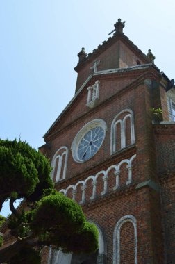 Kuroshima Catholic church in Nagasaki, Japan clipart