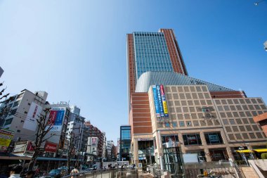 Modern şehir manzarası arka plan görüntüsü, şehir konsepti 