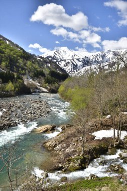 Dağlardaki güzel nehir