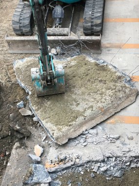 İnşaat alanı manzarası. inşaat alanı