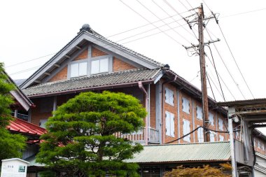 Eski Tomioka İpek Değirmeni yakınlarında büyüyen ağaç Gunma, Japonya 'nın dış kısmında.