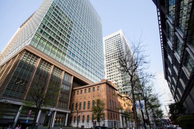 Modern şehir manzarası arka plan görüntüsü, şehir konsepti 