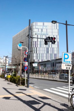 Modern şehir manzarası arka plan görüntüsü, şehir konsepti 