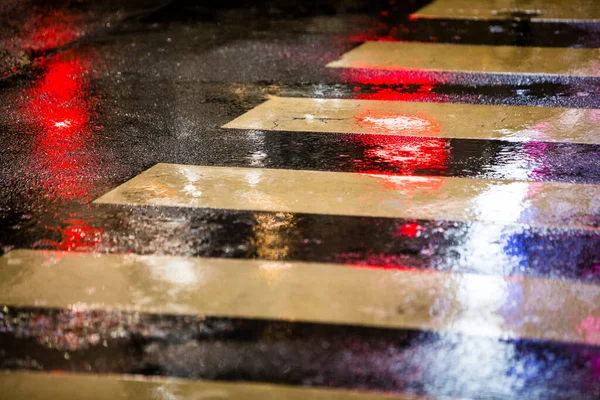 Abstract Blur View Road Rain Drops — Stock Photo, Image