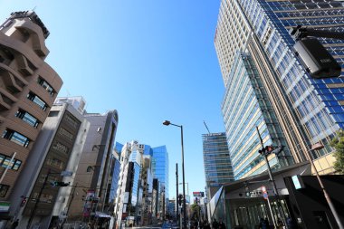 Modern şehir manzarası arka plan görüntüsü, şehir konsepti 