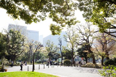 Modern şehir manzarası arka plan görüntüsü, şehir konsepti 